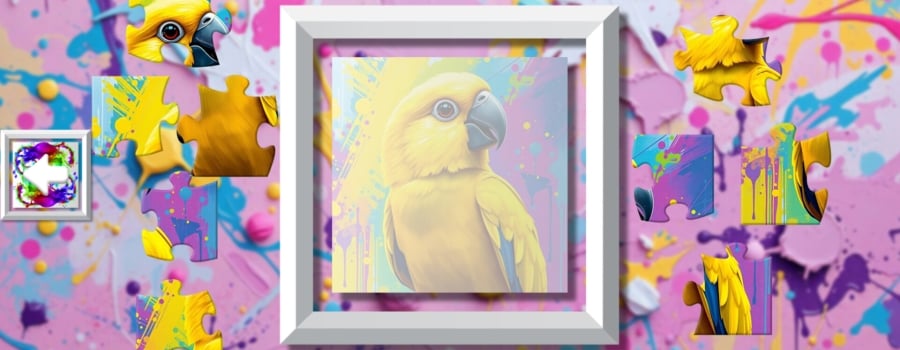 Color Splash: Parrots